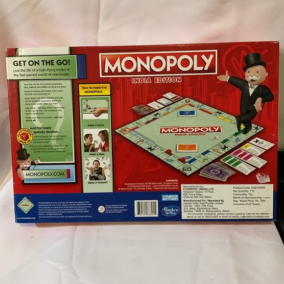 Hasbro Monopoly board game India Edition - Picture 3 of 16